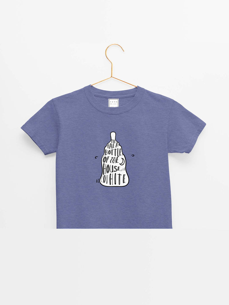 mini House White Organic Cotton T-shirt - keos.life