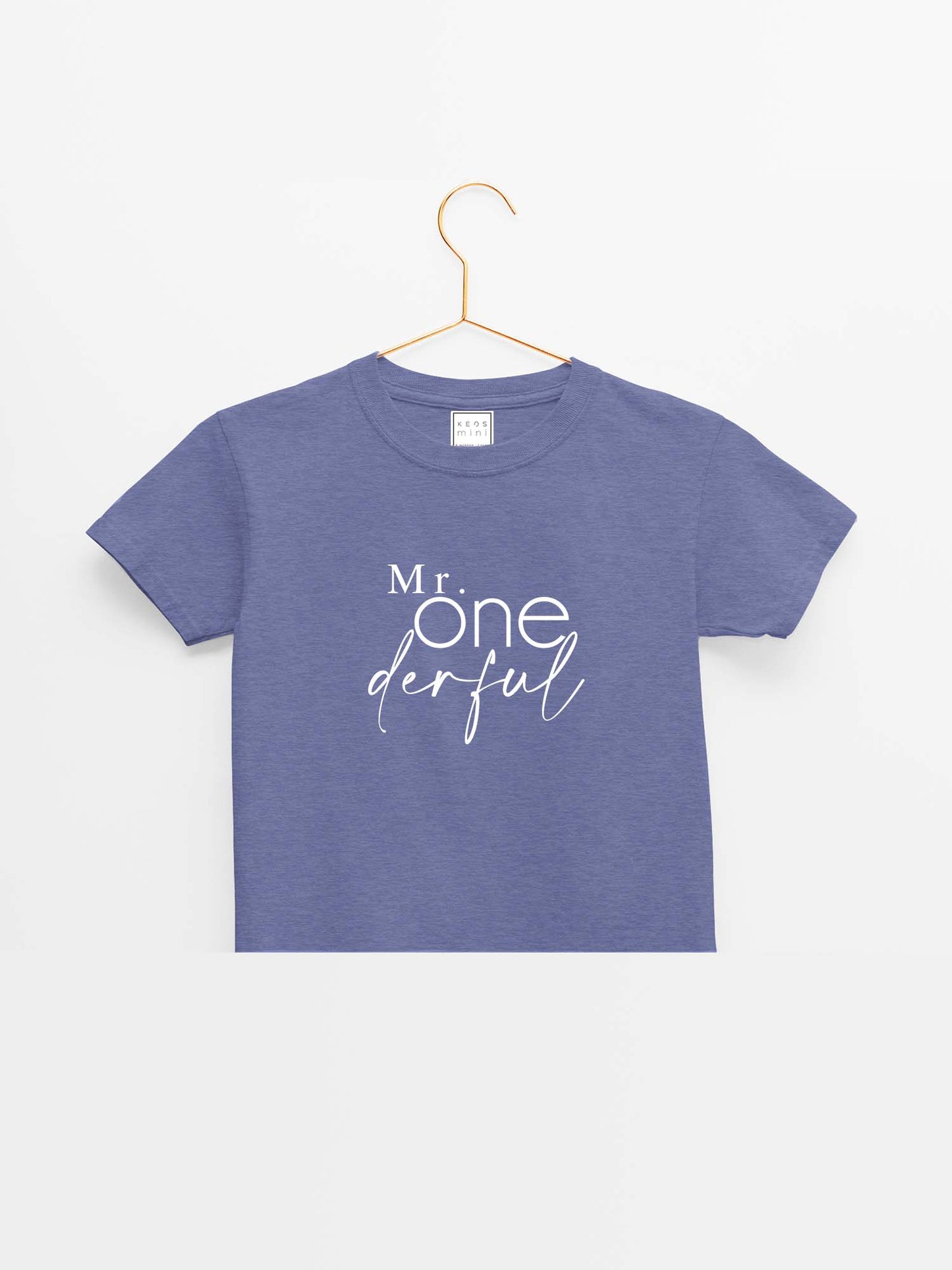 mini Mr. Onederful Organic Cotton T-shirt - keos.life