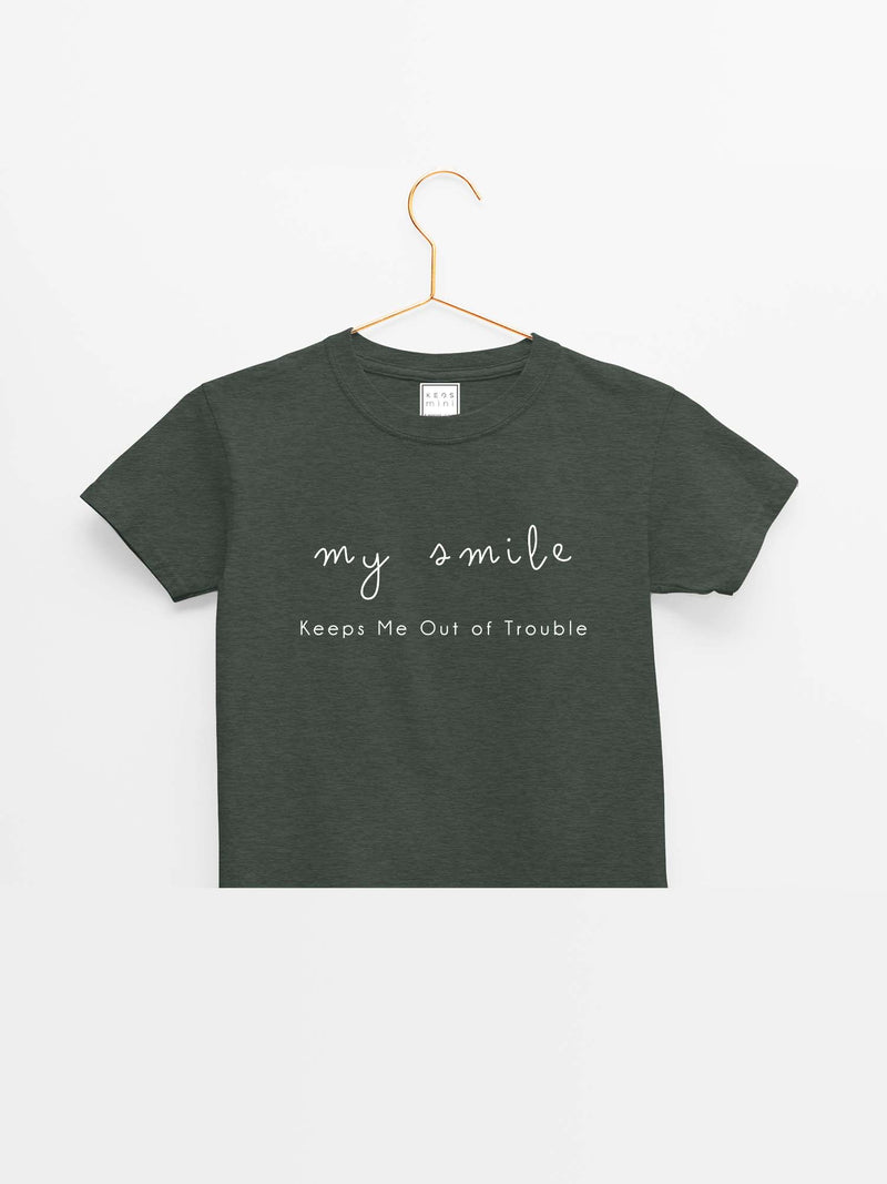 mini Smile Organic Cotton T-shirt - keos.life