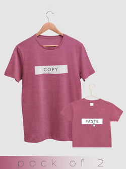 mini & Me Copy Paste Pink - Pack of 2