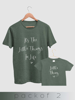 mini & Me Little Things Green - Pack of 2