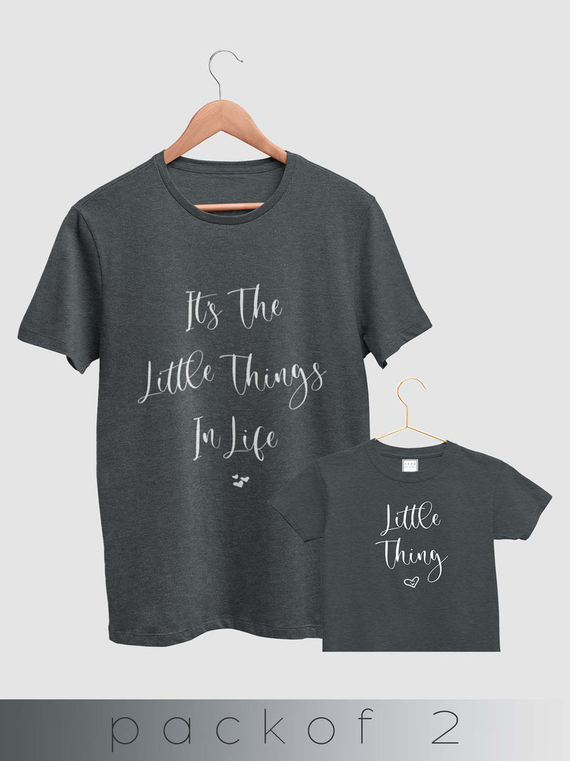 mini & Me Little Things Grey - Pack of 2