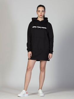 More Than Human - Premium Oversized Hoodie Dress