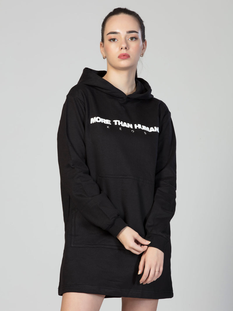 More Than Human - Premium Oversized Hoodie Dress