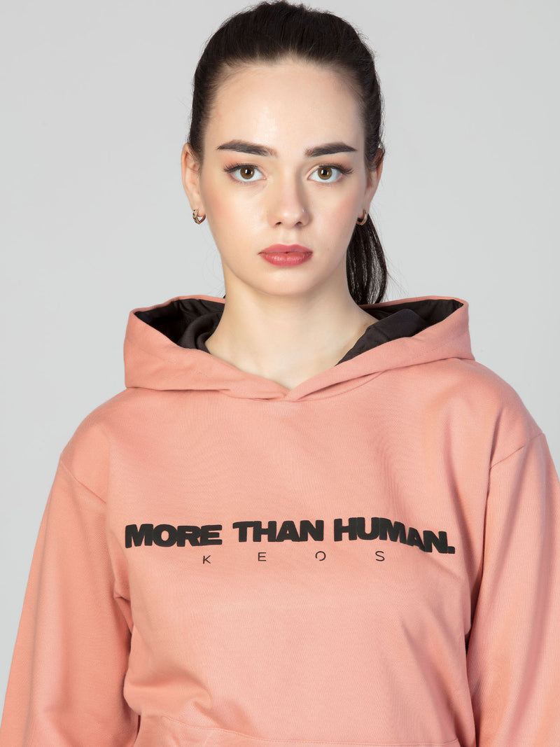 Peach Premium Hoodie - More than Human