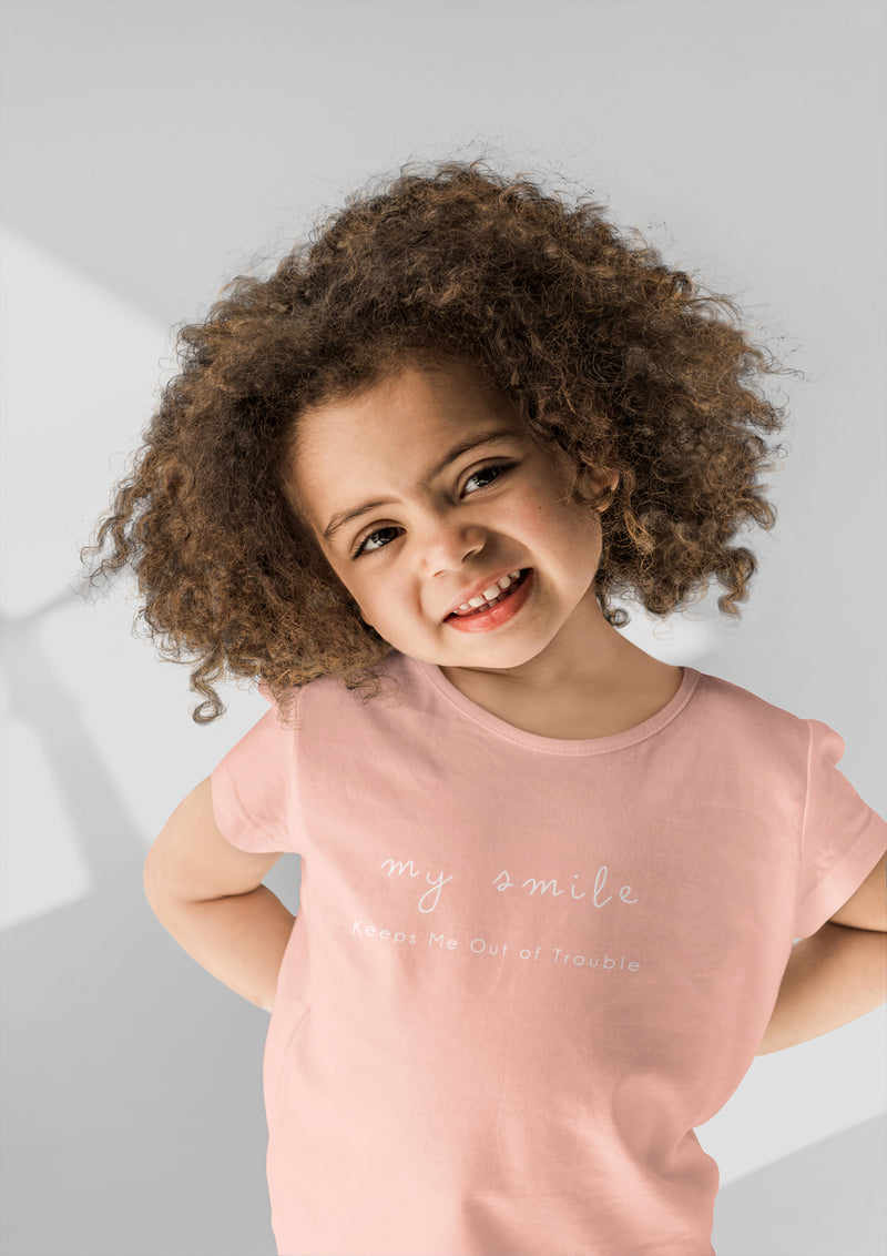 mini Smile Organic Cotton T-shirt - keos.life