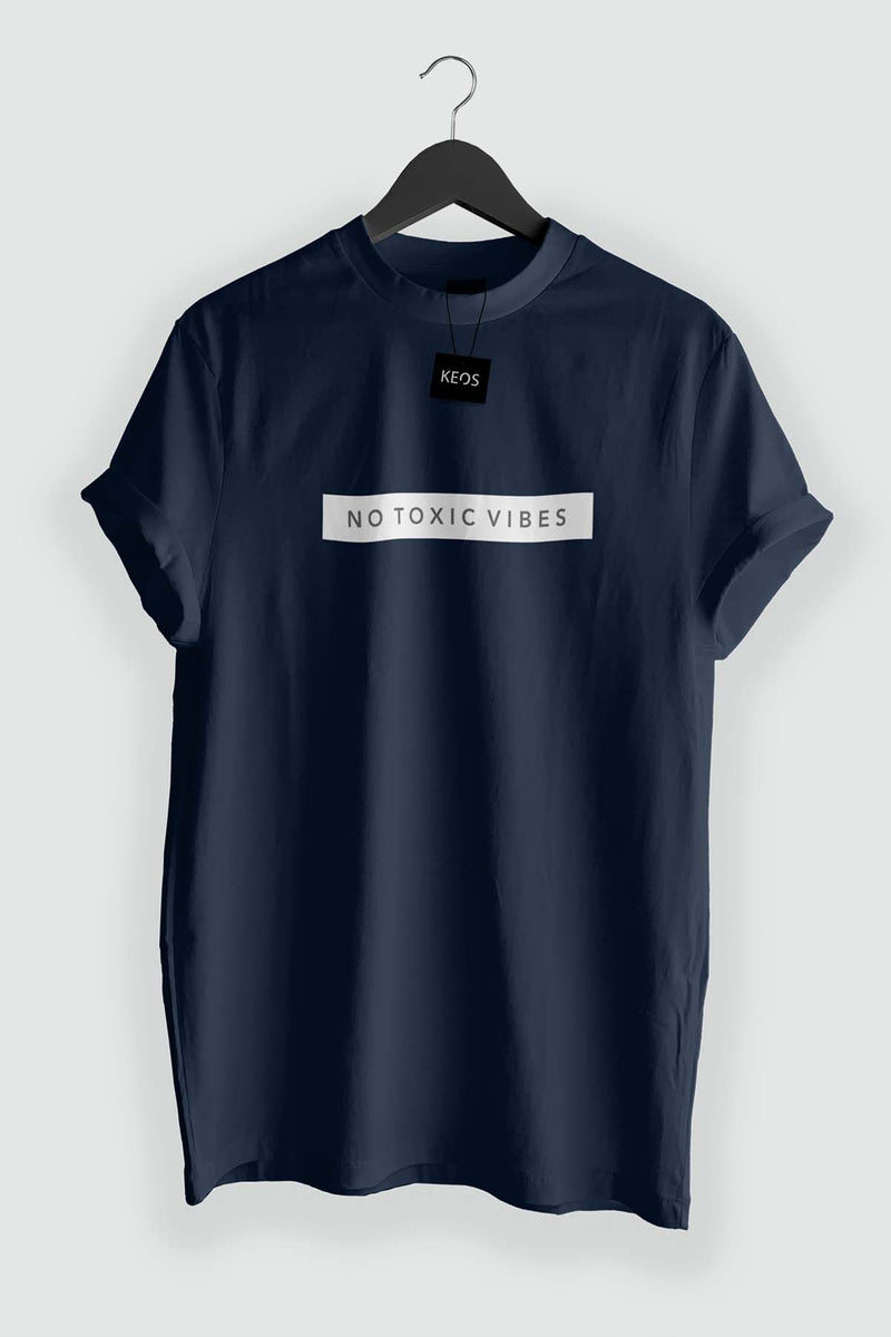 No Toxic Vibes Organic Cotton T-shirt - keos.life