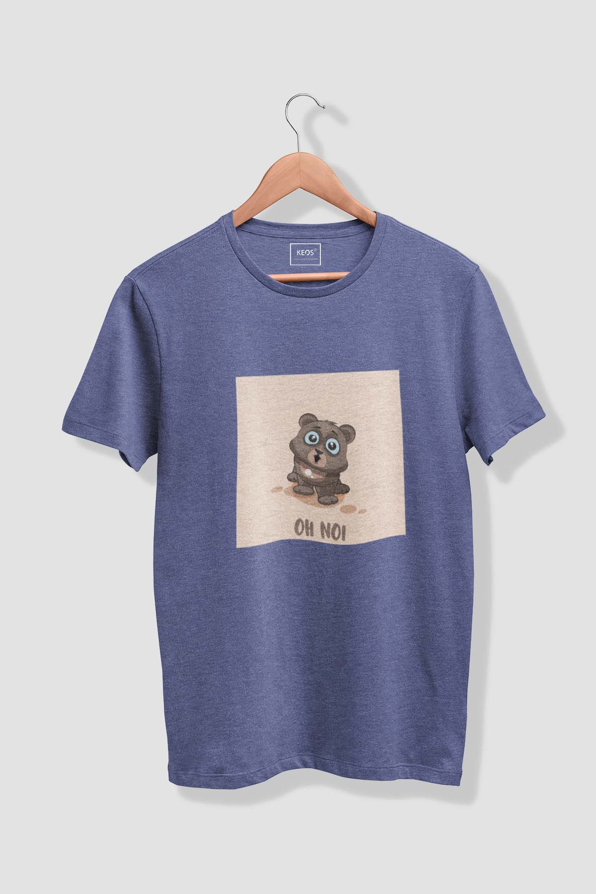 Oh No! - Melange Cotton T-shirt - keos.life