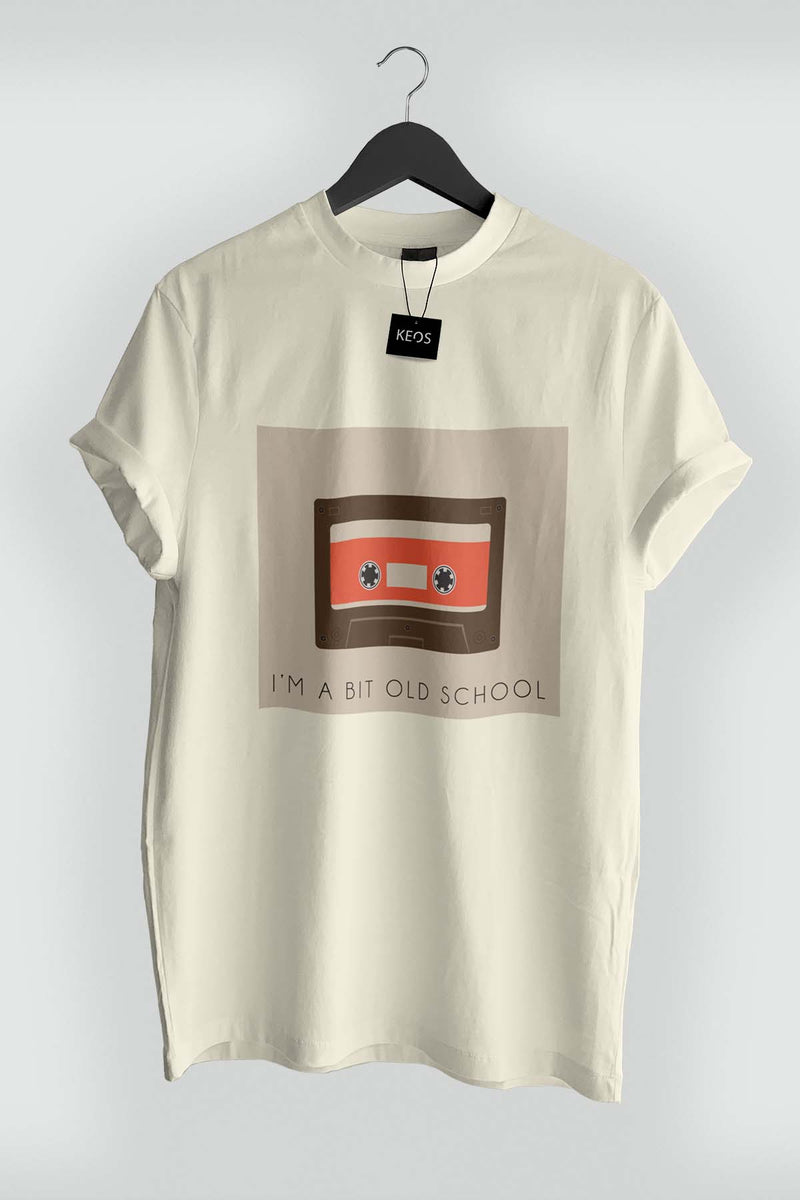Old School Organic Cotton T-shirt - keos.life