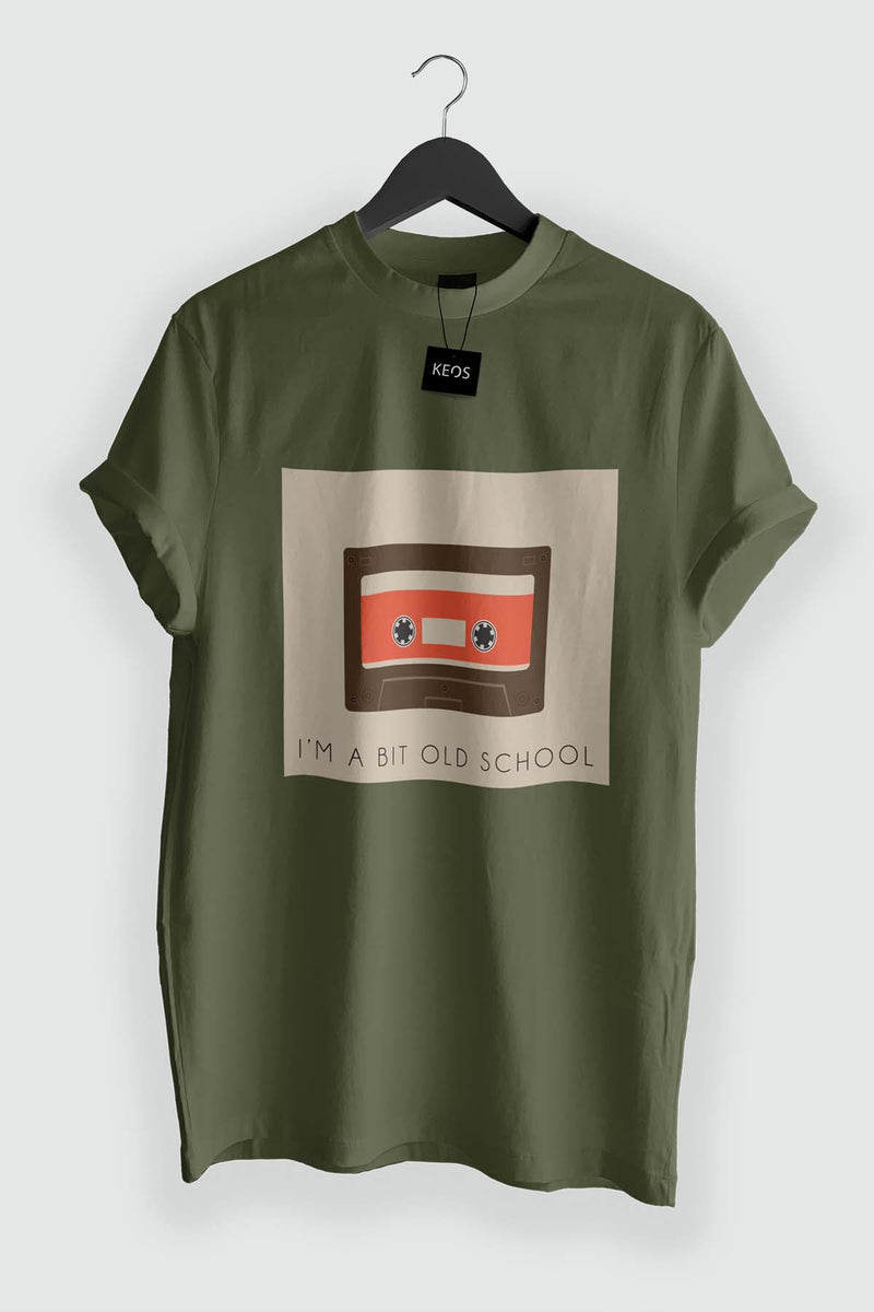 Old School Organic Cotton T-shirt - keos.life