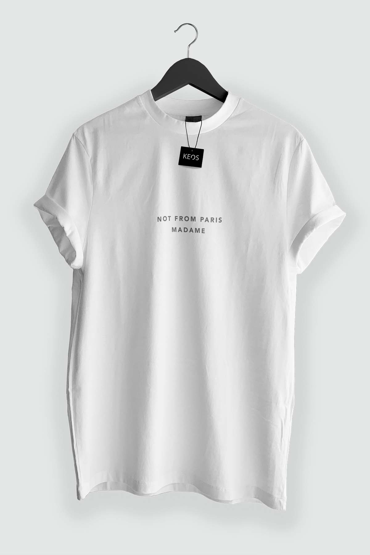 Not From Paris Organic Cotton T-shirt - keos.life
