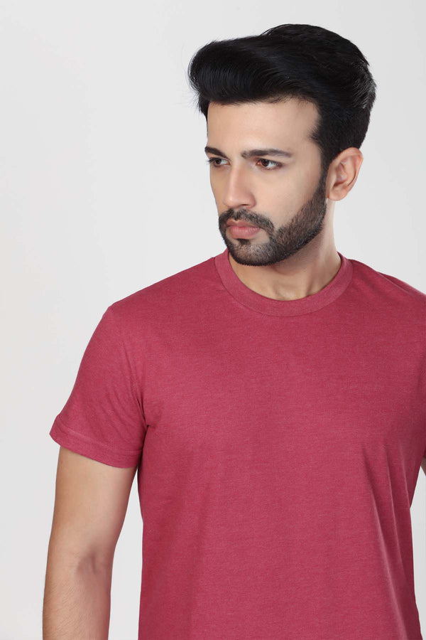 Basic Summer Organic Cotton T-shirt - Pink