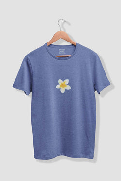 Plumeria Summer Organic Cotton T-shirt - keos.life