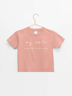 mini Smile Organic Cotton T-shirt - keos.life