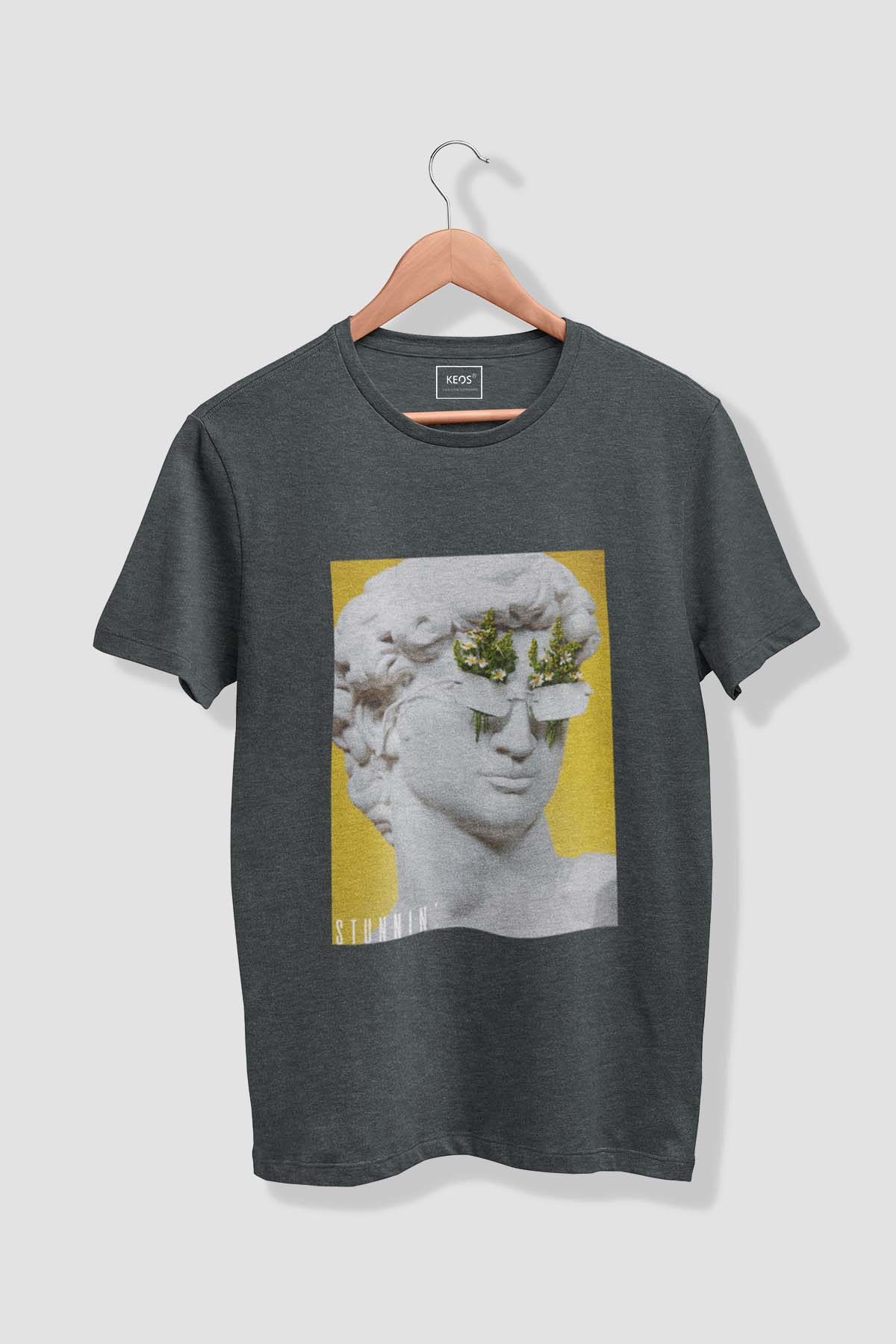 Stunnin' - Melange Cotton T-shirt - keos.life