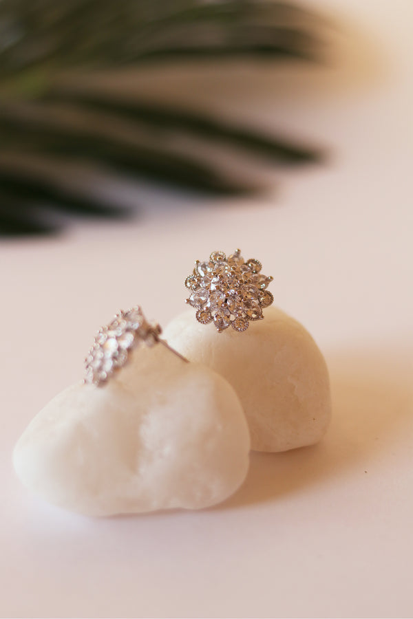 Summer Ice Silver Earrings - keos.life