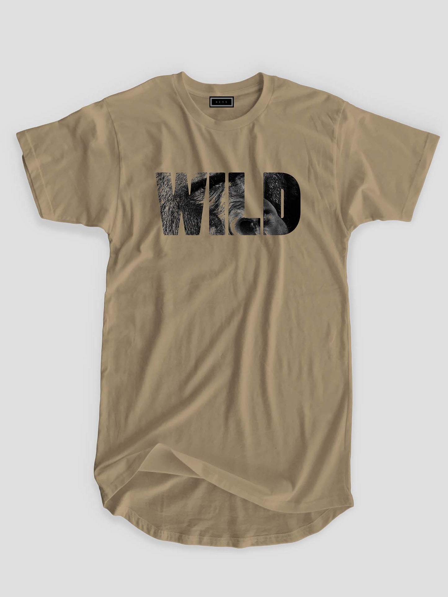 Longline Wild Organic Cotton T-shirt - keos.life