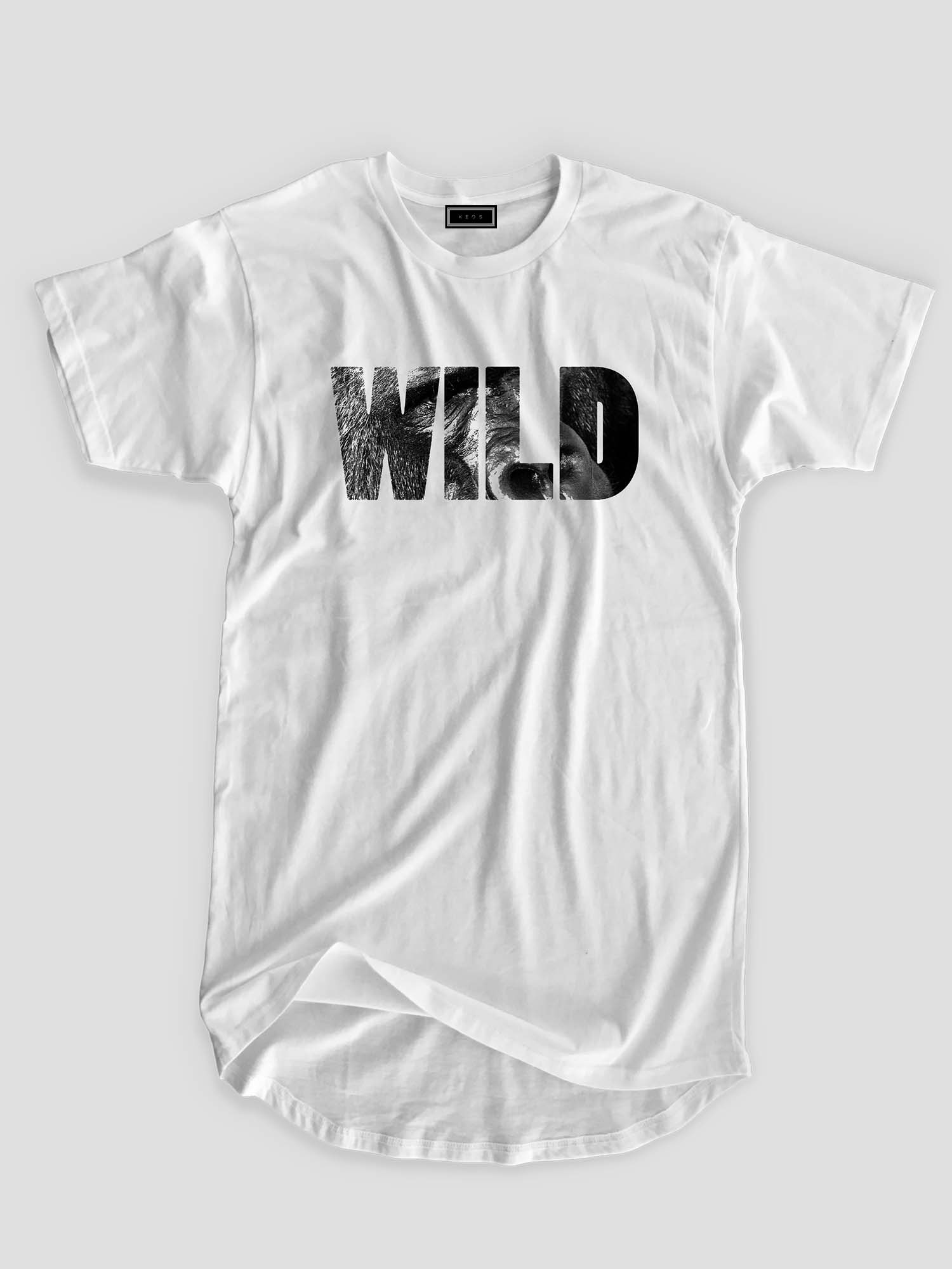 Longline Wild Organic Cotton T-shirt - keos.life