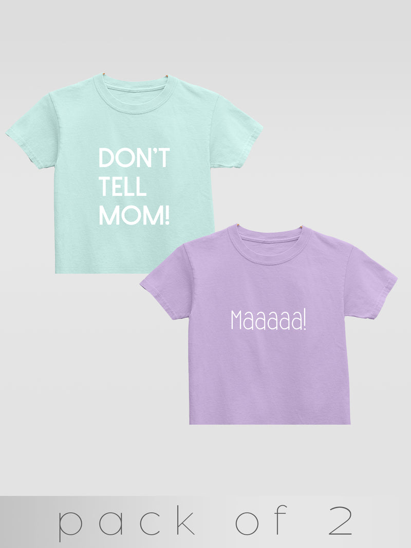 Don't Tell Mom / Maaaa - Pack of 2 - Mini