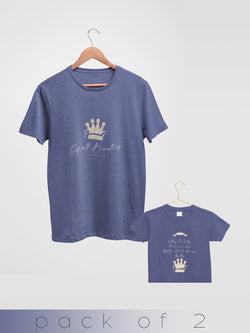 mini & Me Princess & Her King Sky - Pack of 2 - keos.life